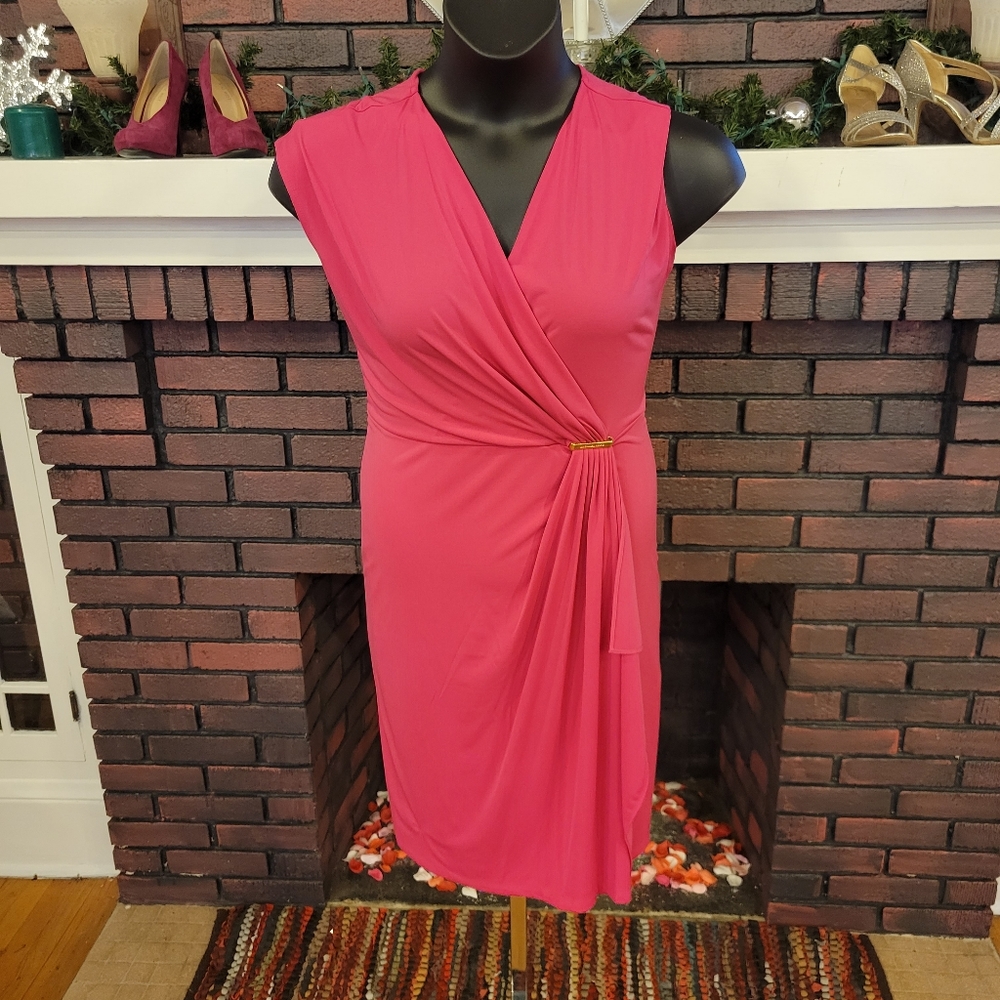 Michael Kors Pink Sheath sz L